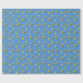 Summer Sunshine Wrapping Paper Geschenkpapier (Flach)