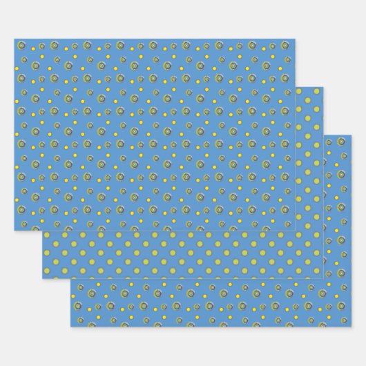 Summer Sunshine Wrapping Paper Set Geschenkpapier Set (Set)