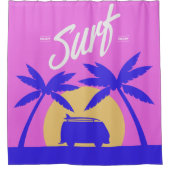 Summer Surf Duschvorhang (Vorderseite)