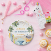 Summer Surf Geburtstagsparty Begeistertags Tags Pappteller (Party)