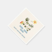 Summer Surf Geburtstagsparty Napkins Serviette (Ecke)