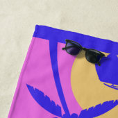 Summer Surf individuelle Name Strandtuch (Beispiel)