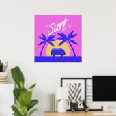 Summer Surf Poster (Heimbüro)