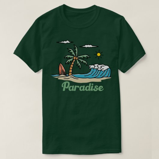 Summer surf TShirt (Design vorne)