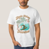 Summer Surfer Gute Vibes T-Shirt (Vorderseite)