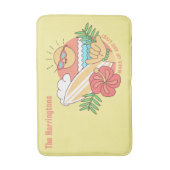 Summer Surfer individuelle Name Matten (Vorderseite Vertikal)