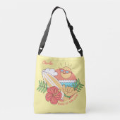 Summer Surfer individuelle Name Taschen (Rückseite)