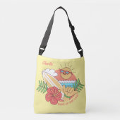 Summer Surfer individuelle Name Taschen (Vorderseite)