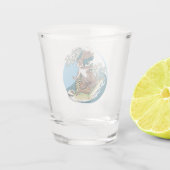 Summer Surfing - Illustration über Schildkröten un Schnapsglas (Rückseite)