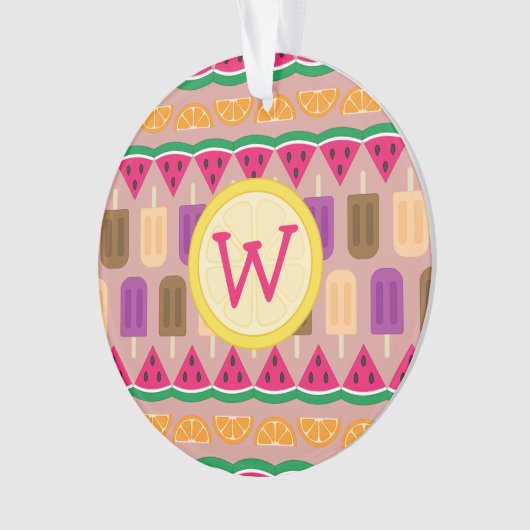 Summer Süßigkeiten Akrylenschmuck Ornament (Vorderseite)