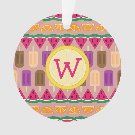 Summer Süßigkeiten Akrylenschmuck Ornament (Vorderseite)