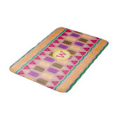 Summer Süßigkeiten Bath Mat Badematte (Schrägansicht)