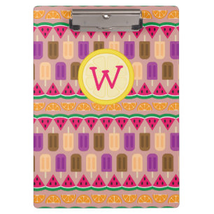 Summer Süßigkeiten Clipboard Klemmbrett