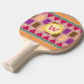 Summer Süßigkeiten Ping Pong Paddle Tischtennis Schläger (Vorderseite)