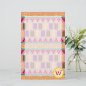 Summer Süßigkeiten Stationery Briefpapier (Stehend Vorderseite)