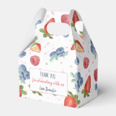 Summer Sweet Berry Birthday Vielen Dank Geschenkschachtel (Rückseite)