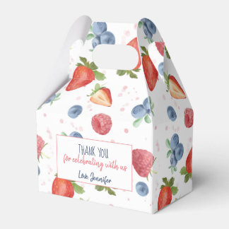 Summer Sweet Berry Birthday Vielen Dank Geschenkschachtel