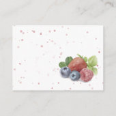 Summer Sweet Berry Diaper Raffle Begleitkarte (Rückseite)