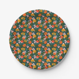 Summer Sweet Greenery Orange Lemons Garden  Pappteller