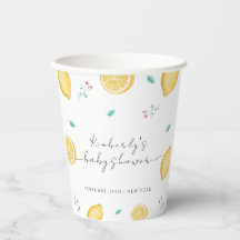 Summer Sweet Lemon Citrus Fruit Baby Dusche