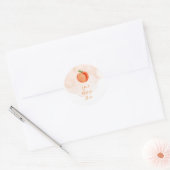 Summer Sweet Little Peach Message Sticker (Umschlag)