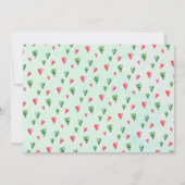 Summer Sweet Watermelon Einladung zum ersten Gebur (Rückseite)