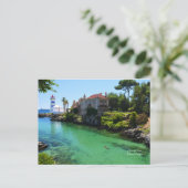 Summer Swim Cascais, Portugal Postkarte (Stehend Vorderseite)