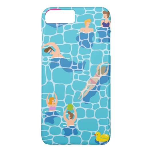 Summer Swimming Pool Design Phone Case (Rückseite)