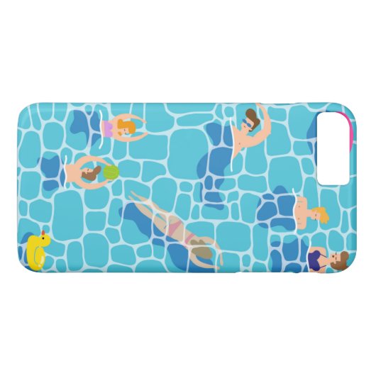 Summer Swimming Pool Design Phone Case (Rückseite (Horizontal))