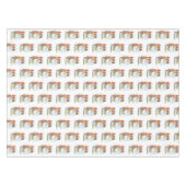 Summer Tablecloth Snowman Surfer Tischdecke (Vorderseite (Horizontal))