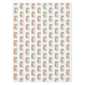 Summer Tablecloth Snowman Surfer Tischdecke (Vorderseite)