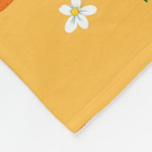Summer Tangerines Fleecedecke (Ecke)