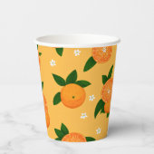 Summer Tangerines Pappbecher (Rückseite)