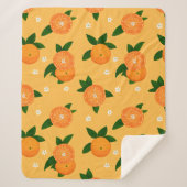 Summer Tangerines Sherpadecke (Vorderseite)