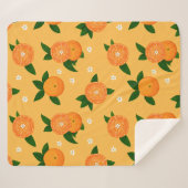 Summer Tangerines Sherpadecke (Vorderseite (Horizontal))
