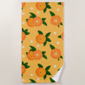 Summer Tangerines Strandtuch (Vorderseite)