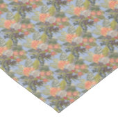 Summer Tapestry Blume auf Sky Blue Tablecloth Tischdecke (Schrägansicht)