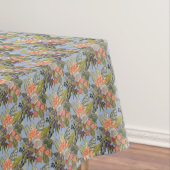 Summer Tapestry Blume auf Sky Blue Tablecloth Tischdecke (Beispiel)