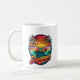 Summer Tasse - Tropischer Sonnenuntergang reflekti