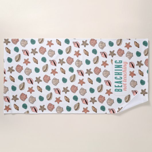 Summer Teacher Wertschätzung Unterrichten nicht le Strandtuch (Vorderseite)