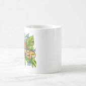 Summer Text - Summer Floral Design Kaffeetasse (Mittel)