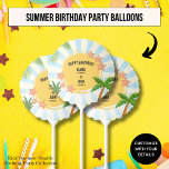 Summer Theme Kids Double Birthday Party Ballon<br><div class="desc">Herzlich willkommen in den Summer Theme Kids Double Birthday Party Balloons, wo jeder Ballon ein Höhepunkt der Sommerzeit Freude! Diese lebhaften Ballons sind so konzipiert, dass sie Ihren Kindern bei ihren Geburtstagsfeiern einen Glanz Farbe und Spaß verleihen. Stellen Sie sich die hellen Farben eines Sommertages vor: der blaue Himmel, das...</div>