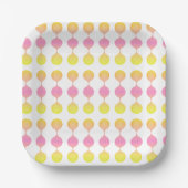 Summer Themed Geometrics Pappteller (Vorderseite)