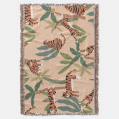 Summer Tigers Palm Trees Exotic Decke (Vorderseite Vertikal)