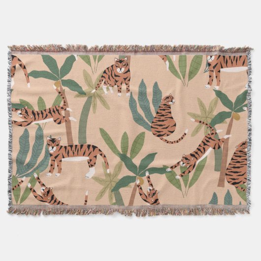 Summer Tigers Palm Trees Exotic Decke (Vorderseite)