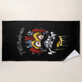 Summer Tiki Beach Strandtuch (Vorderseite)