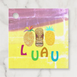 Summer Tiki Pineapple Luau Geschenkanhänger