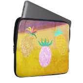 Summer Tiki Pineapple Luau Laptopschutzhülle (Vorne Rechts)