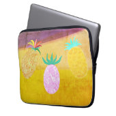 Summer Tiki Pineapple Luau Laptopschutzhülle (Vorderseite Links)