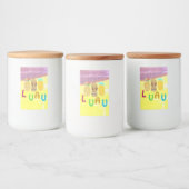 Summer Tiki Pineapple Luau Lebensmitteletikett (Flaschen)